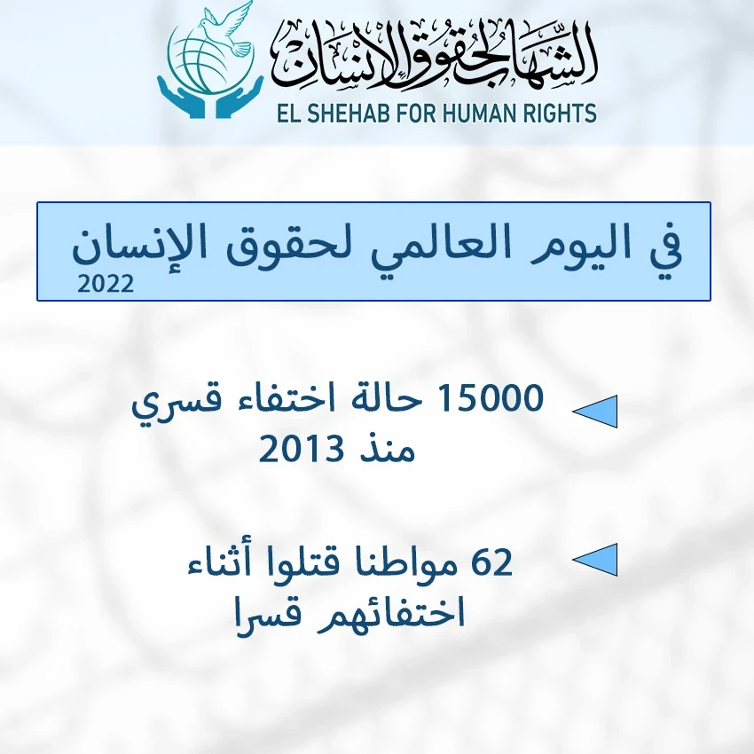 يوم حقوق الإنسان 2022 - الإخفاء القسري