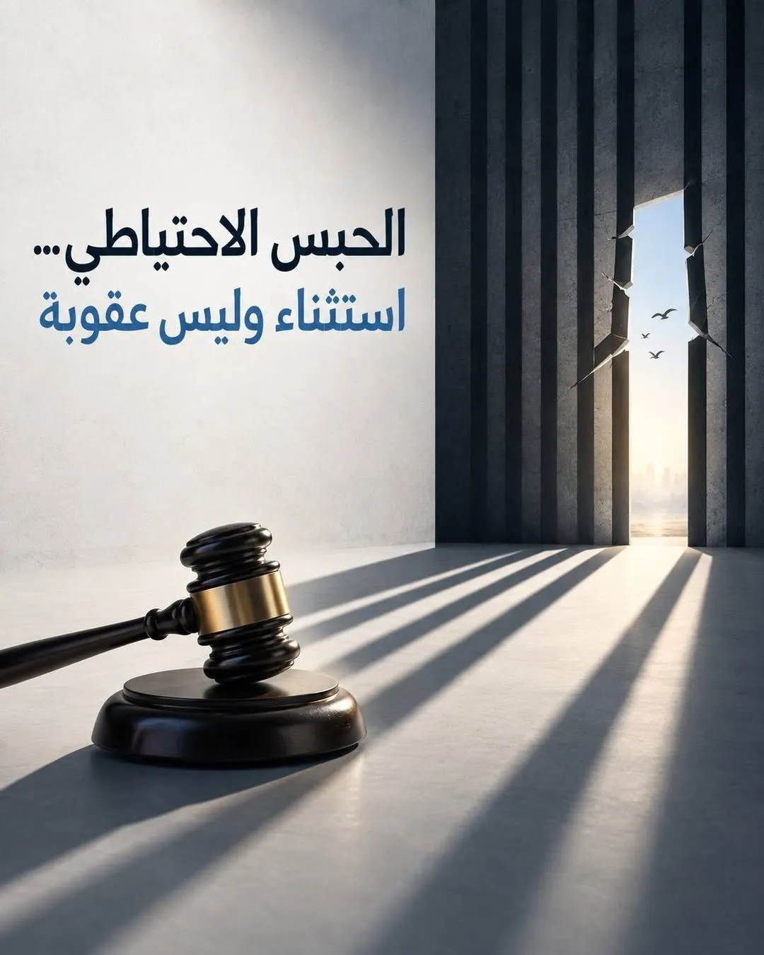 حملة حقوقية بعنوان:  "الحبس الاحتياطي... استثناء وليس عقوبة"